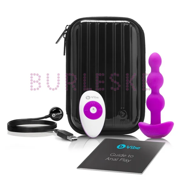 BURLESKE B-VIBE TIRA ANAL TRIPLET BV-005 FUCSIA 1