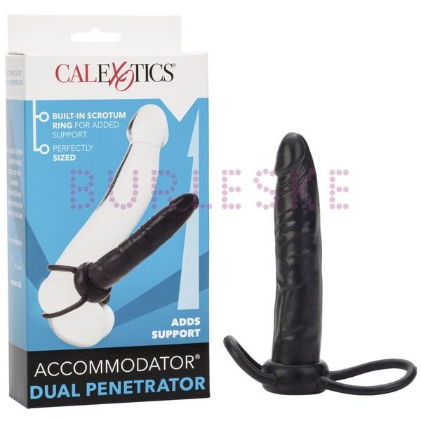 BURLESKE CALEXOTICS ACCOMMODATOR DUAL PENETRATOR NEGRO 1