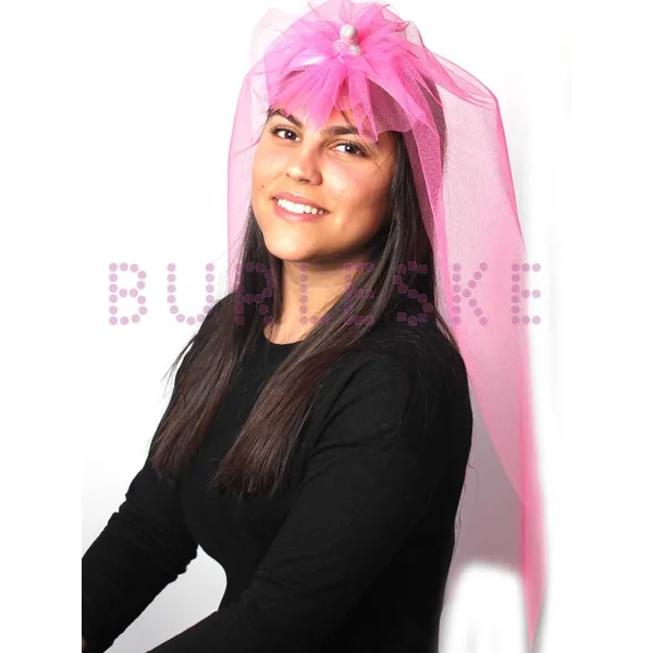 BURLESKE FEMARVI VELO NOVIA TUL FUCSIA 1