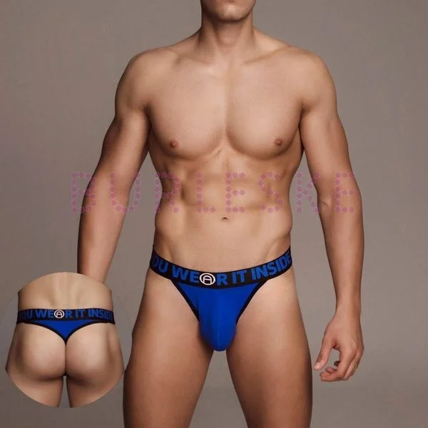 BURLESKE MACHO TANGA MX081 AZUL 1